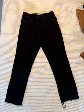 STS Blue Black Ankle Cropped Jeans